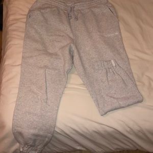 Grey adidas joggings